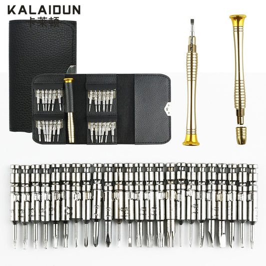 Set di Cacciaviti KALAIDUN 25 in 1 Cacciavite Torx Set di Strumenti di Riparazione per iPhone Cellulare Tablet PC Negozio Mondiale Strumenti Manuali