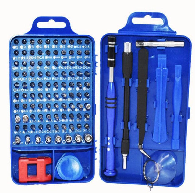 Set di Cacciaviti Magnetici di Precisione 108 in 1 Set Cacciavite Torx Multi-funzione Cacciavite a Mano Set di Strumenti per Riparazione