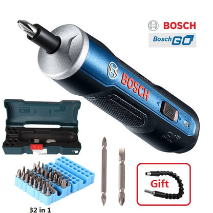 Cacciavite Elettrico Mini BOSCH GO 3.6V Batteria agli Ioni di Litio Ricaricabile Trapano Senza Fili con Set di Punte