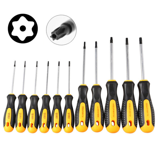 Set di Cacciaviti Torx Cr-V con Foro Magnetico Set di Cacciaviti T5-T30 Kit per Riparazione Telefonica Set di Attrezzi Manuali