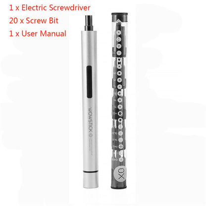 XIAOMI Wowstick 1F Pro Mini Cacciavite Elettrico Ricaricabile Senza Fili Kit Cacciavite Elettrico con Luce LED Batteria al Litio